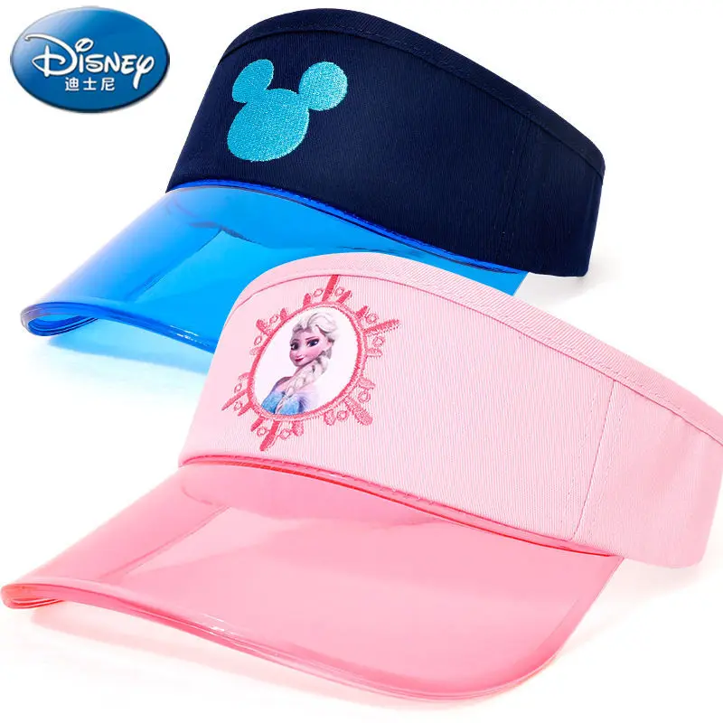 

Disney Cartoon Children's Summer Sun Hat Boys and Girls UV Sunscreen Baby Duck Tongue Empty Top Breathable Baseball Hat