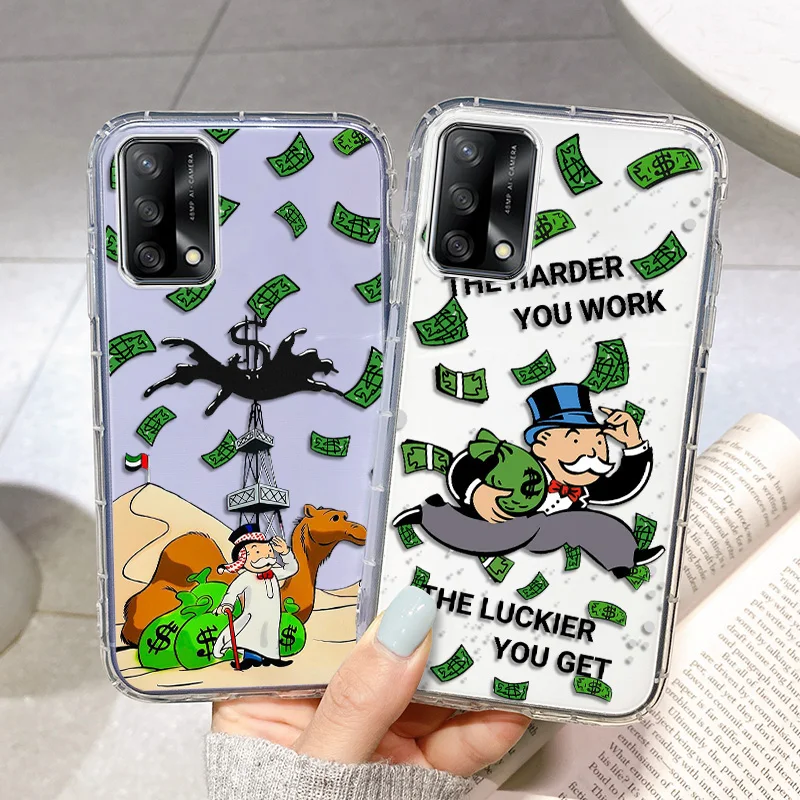 

Case For Honor 8X Cases Clear Cover For Huawei Honor 9S 9X 9C 9A 8A 8S 10X Lite P20 P40 Lite P30 Pro Coque Print Monopoly