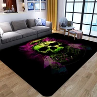 new colour skull printed 3d carpets for living room bedroom area rug kitchen floor door mat soft flannel home decor large carpet