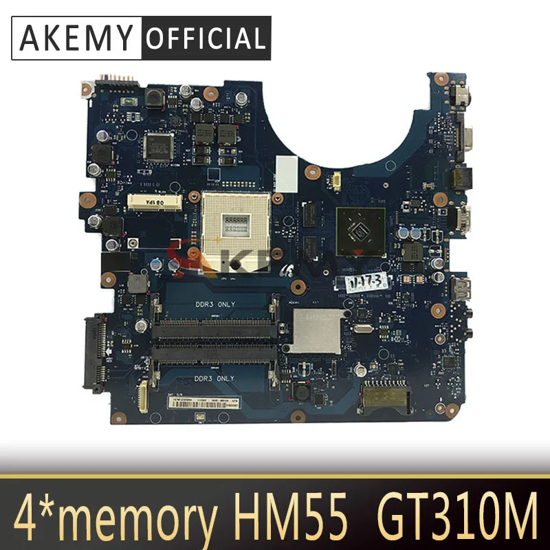 

For Samsung NP-R580 R580 Laptop motherboard HM55 DDR3 GT310M graphic R580 mainboard motherboard BREMEN-M BA92-06132A BA92-06132B