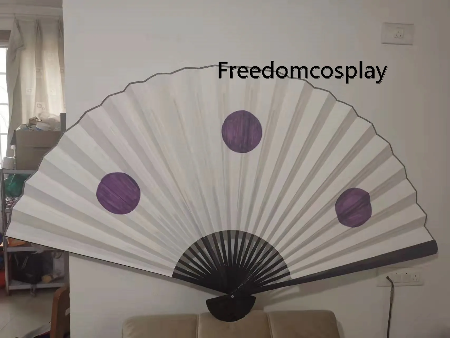 Костюм для косплея Нара темари складной вентилятор 35 43 дюйма |