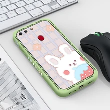 For OPPO R15 Pro R17 PRO R9 Plus R9s Plus Case with Bear and rabbit back cover Cartoon casing