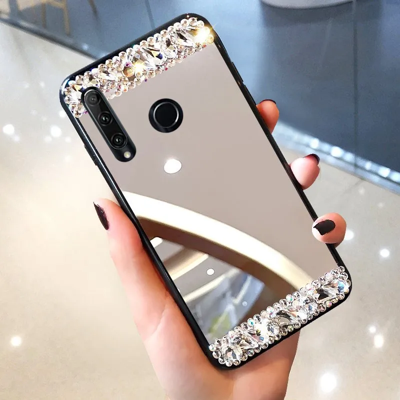 Зеркальный силиконовый чехол для Huawei Y7p Y8p Y6 Y7 2019 Y9 Prime P30 P40 P20 lite Mate 20 Pro Honor 9X 8X 8A 9A |
