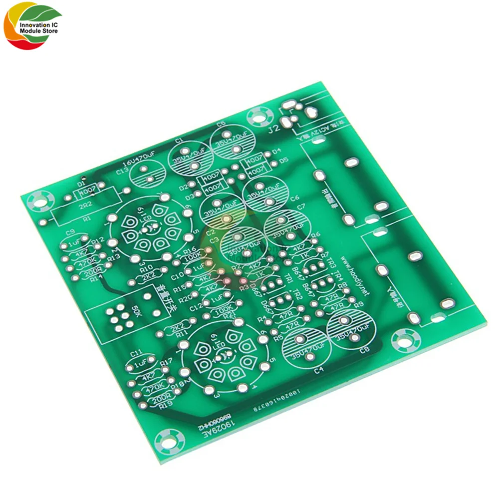 DIY Kit переменного тока 12V 6J2 трубка лихорадка Предварительный усилитель