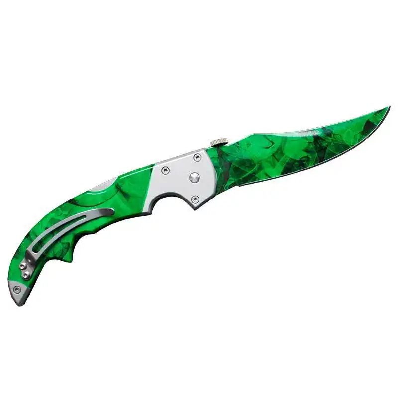 

17cm X 10cm for CSGO Skin Green Knife Personality Creative VAN Car Stickers DIY Custom Printing Bumper Decal Car Accessories