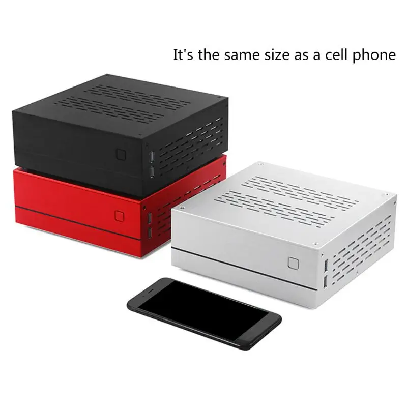 B01 Mini ITX домашний кинотеатр HTPC Компьютер А4 геймерская видеокарта блок питания