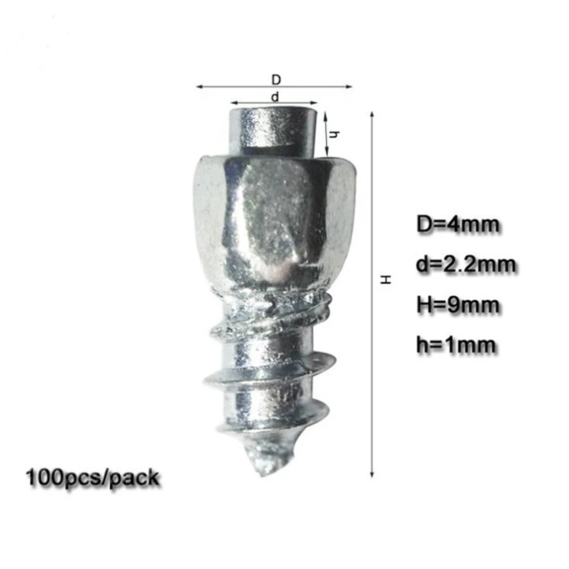 9 mm Tire Studs Snow Spikes Anti-Slip Anti-Ice for Car Truck Bicycle Boot Motorcycle ATV SUV Auto | Автомобили и мотоциклы
