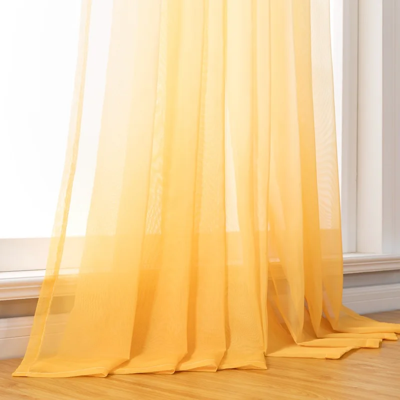 

Тюлевые шторы разных цветов с градиентом, для гостиной, спальни в современном стиле, занавески на окна, Декор для дома, гостиницы, драпировки...