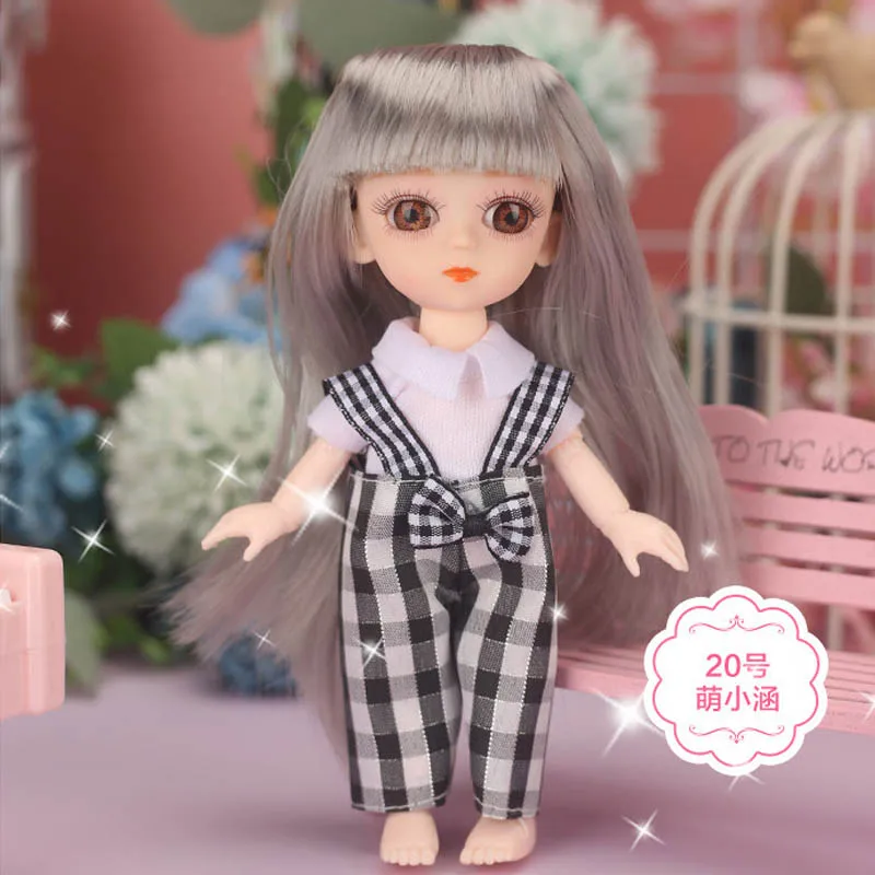 

OB11 Doll Accessories Fashion Cute Outfit Doll's Clothes For 1/12 BJD Doll 16cm