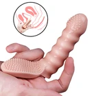 Finger Dildo Vibrator Adult Sex Toys For Adults Finger Sleeve Vibrator G-spot Clit Stimulator Vagina Female Masturbator Products