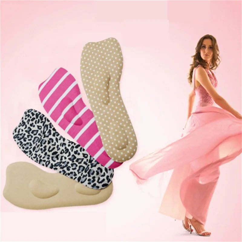 

1 Pair New Women Foot Massage Soft Sponge Insoles Plantar Fasciitis Comfortable Memory Insole Foam Insert Cushion Feet Care