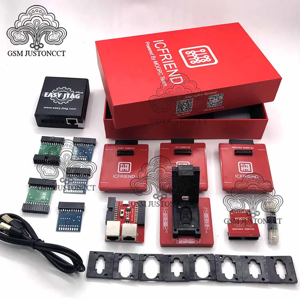 Newes Z3X легкий jtag plus box + ICFRIEND MOORC EMMC BGA / E MATE X Emate 13 в 1 для 100 136 168 153 169 162 186|Детали
