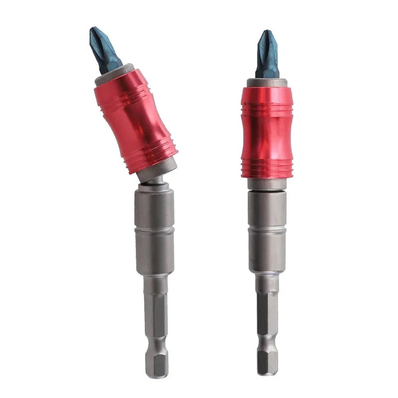 

Magnetic Pivot Drill Bit Holder Adjustable 20 Degree Screw Driver Rod 1/4'' Hex Shank Screw Bit for Electric Screwdriver Drill