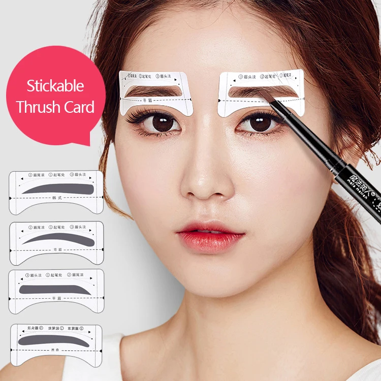 

2 Pcs Transparent Thrush Cards Easy To Carry PVC Stencil Suitable For Beginners Creative Your Own Style Thrush Artifact【HOT】