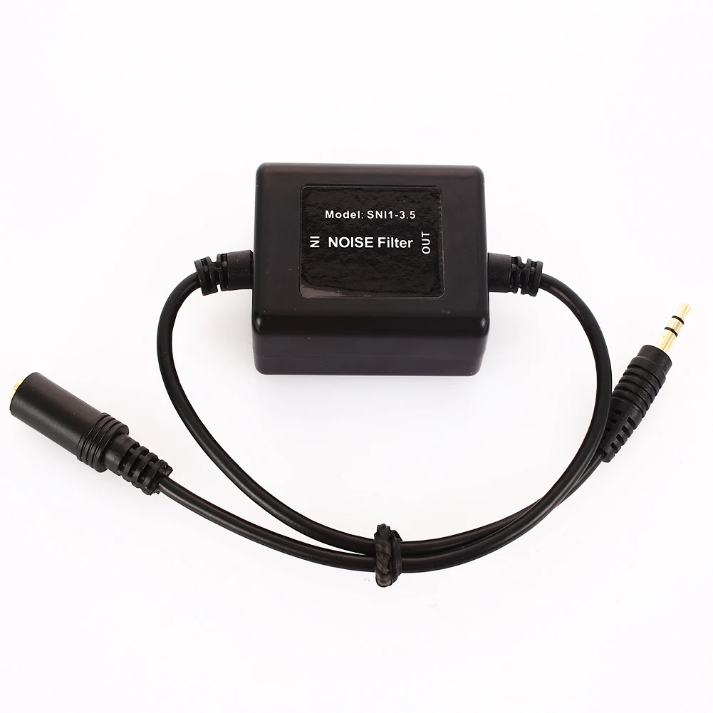 

Audio Noise Filter Noise Suppressor Filter Durable Noise Suppressor Killer Home Stereo Cable Ground Loop Isolator AUX Plug
