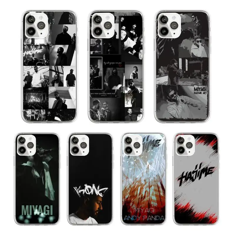 

Hajime MiyaGi Andy Panda Phone Case Transparent soft For iphone 12 11 13 7 8 6 s plus x xs xr pro max mini
