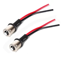 new 2pcs 1156 headlight assembly male socket plug 2 wire adapter extension wire connector with line