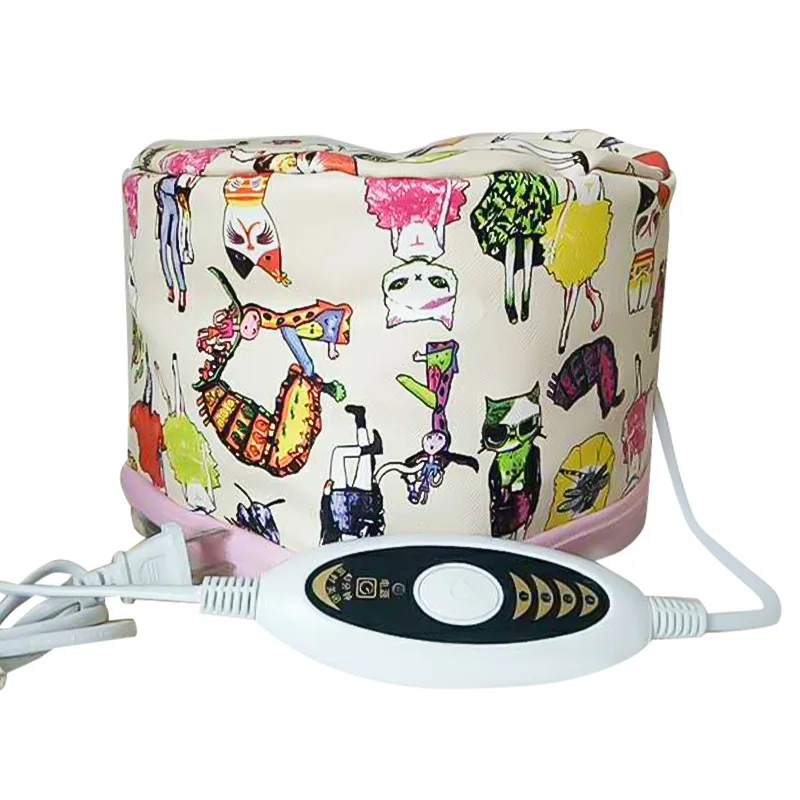 

Baked oil heating electric heating cap household portable hair mask heating cap conditioning heating hair cap