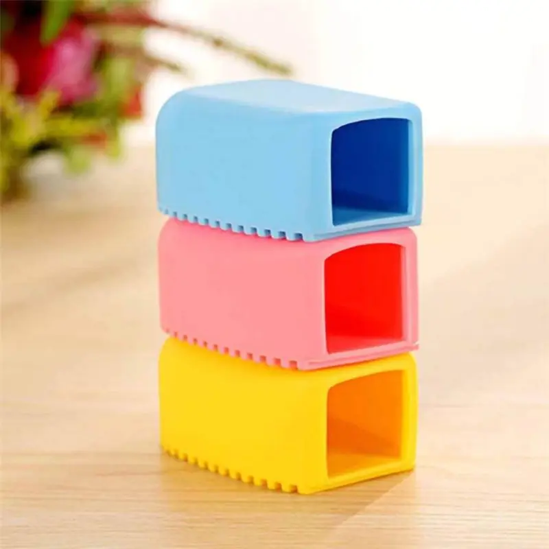 Ручная утолщенная силиконовая щетка для мытья конфетных цветов удобная