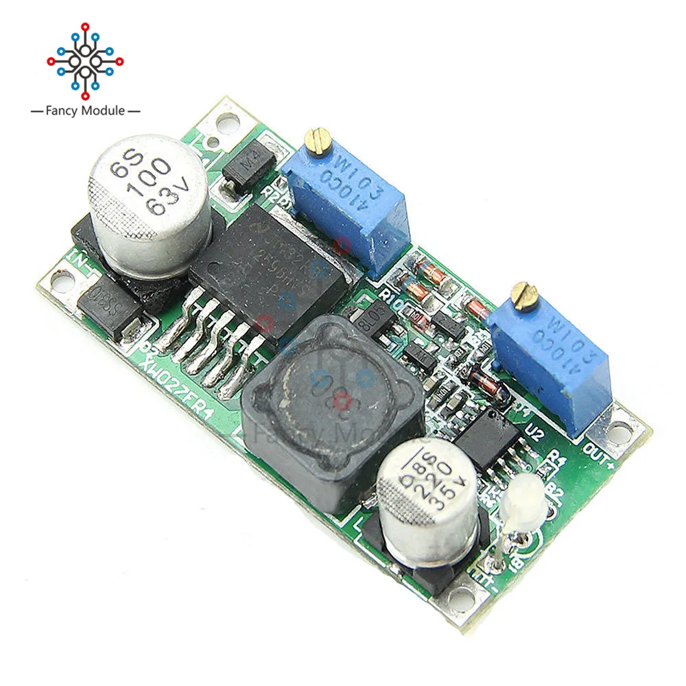 DC LM2596 ГВС LM2596HVS модуль 60V 3A понижающий Постоянный ток/Напряжение CC CV понижающий модуль