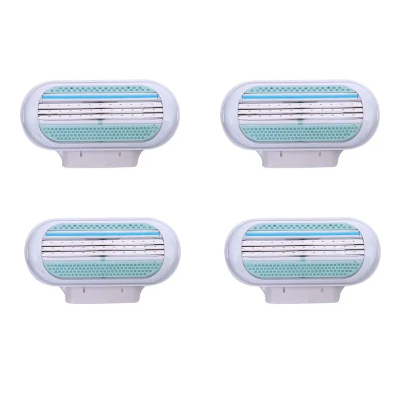 

Woman Shaving Knife Removal Bikini Legs Arms Facial Hair Shaver Machine Portable 3 Layer Razor Blades Head for Body Beauty