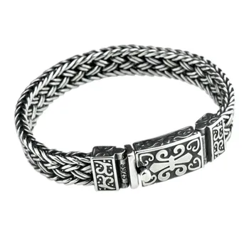 Pure Silver Bracelet Retro & Fashion 6
