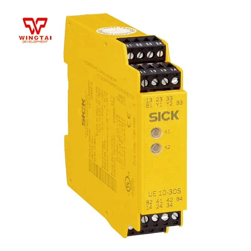 

SICK safety control relay UE10-3OS2D0 safety rated relay