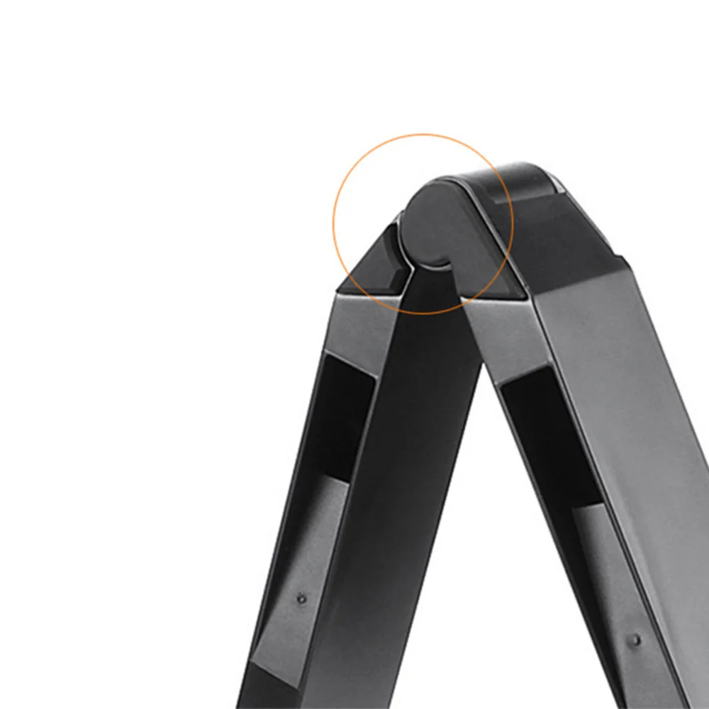 

Folding Stable Guitar Stand Holder Non-slip Musical Instrument Display Stand Holder for Guitar Ukulele (Black-Plastic Version)