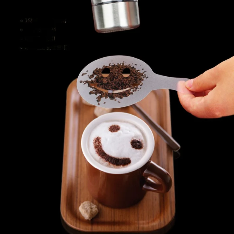 

16Pcs Creative Coffee Printing Model Kitchen Accessories Coffee Printing Template Kitchen Coffee Spray Template Kitchen Gadgets