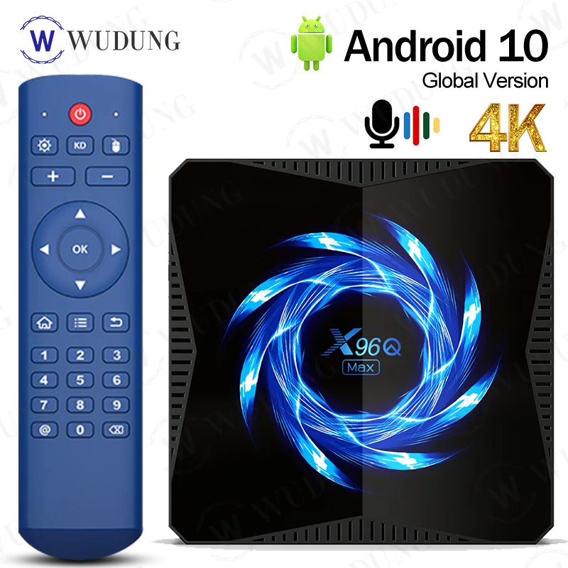 X96Q MAX Android 10 0 Smart TV Box Allwinner H616 Четырехъядерный 4G 32G/64G 2 & 5 0G Dual WIIF BT5.0 4K HD телеприставка