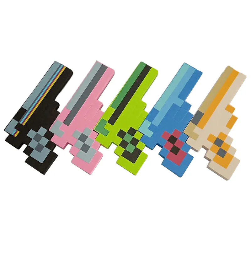 

Minecrafted Game Gun Toy Model Eva Foam Sword Diamond Gun EVA Model Toys Gift Toys For Kids Birthday Gifts