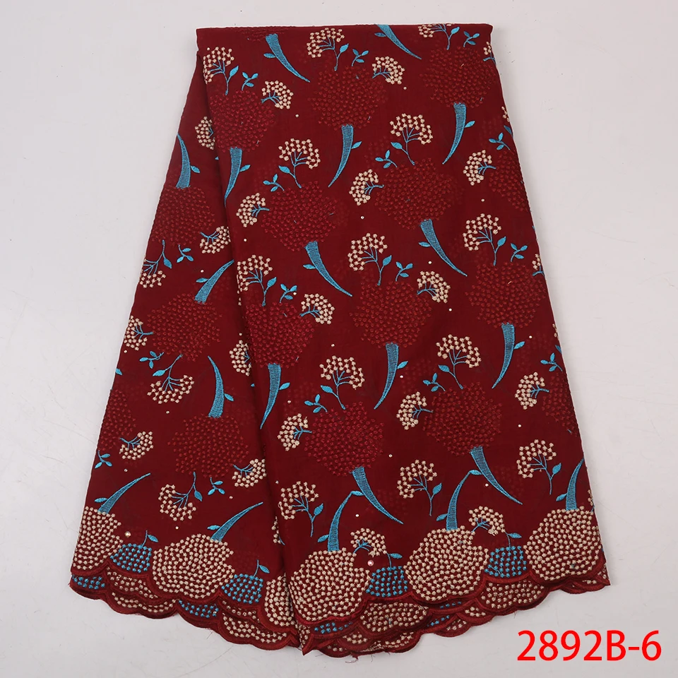 Новое поступление африканская ткань хлопок в Красной Африканской швейцарской