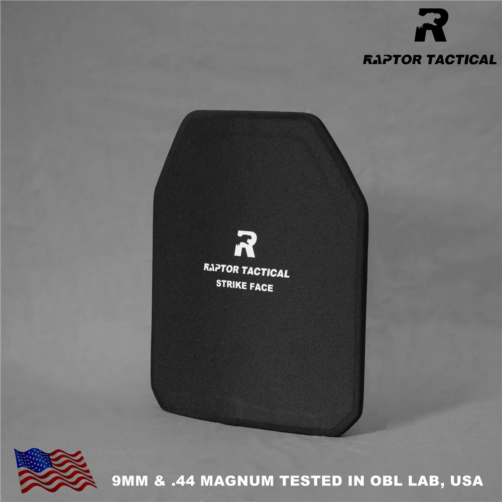 Raptor 10*12 дюймов NIJ уровень IIIA PE пуленепробиваемая баллистическая плита 3A отдельно