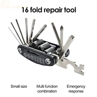 mini multifunction folding repair tool inner hexagon 16 in 1 kit wrench screwdriver household outdoor skateboard cycling repair