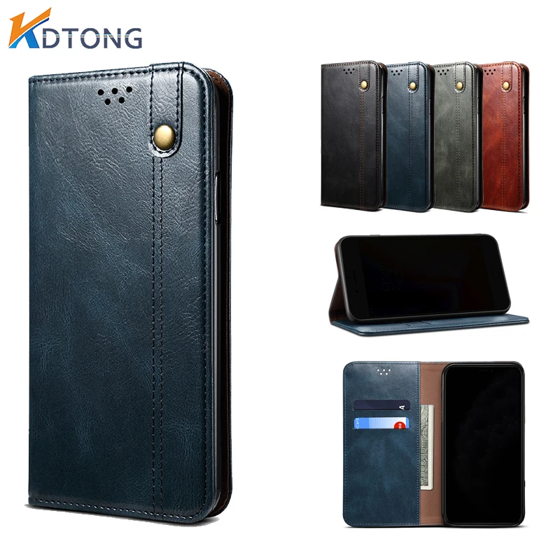 

Luxury Fashion Flip Wallet Leather Case For OPPO Realme 7 8 V15 K7X C17 C21 Q2 5G Narzo 20 Pro with Card Slot Invisible Bracket