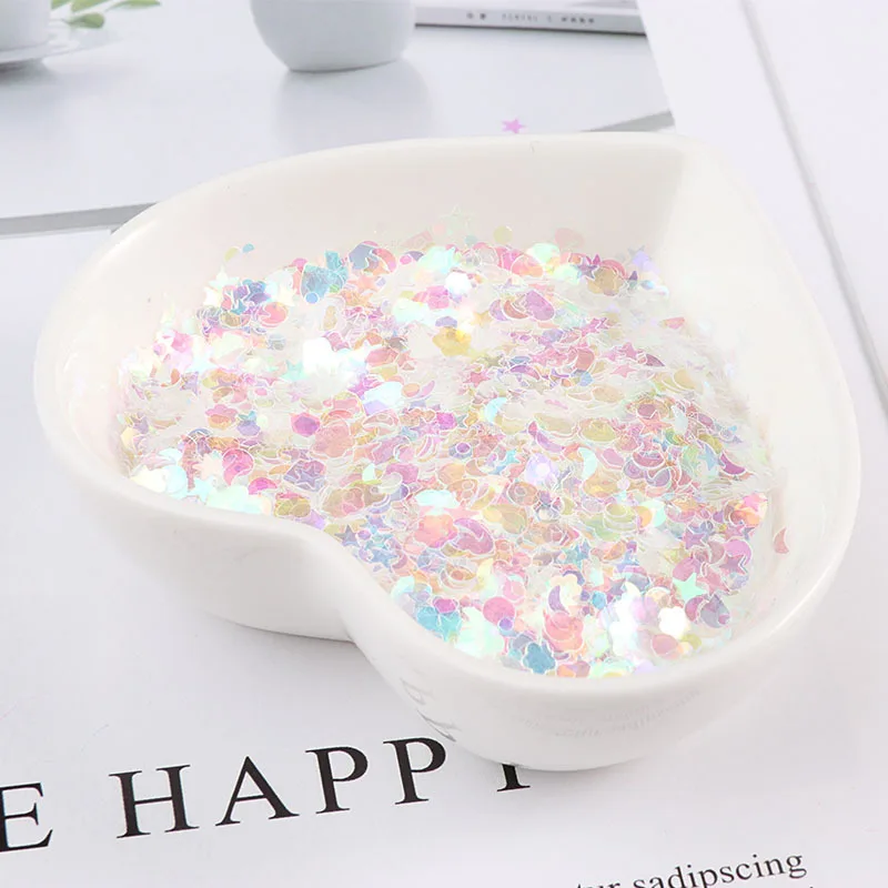 

10g Multi-Style AB Transparency Ultra-Thin Nail Sequins PET Paillettes DIY Wedding 3D Nail Art Craft Lentejuelas Accessories