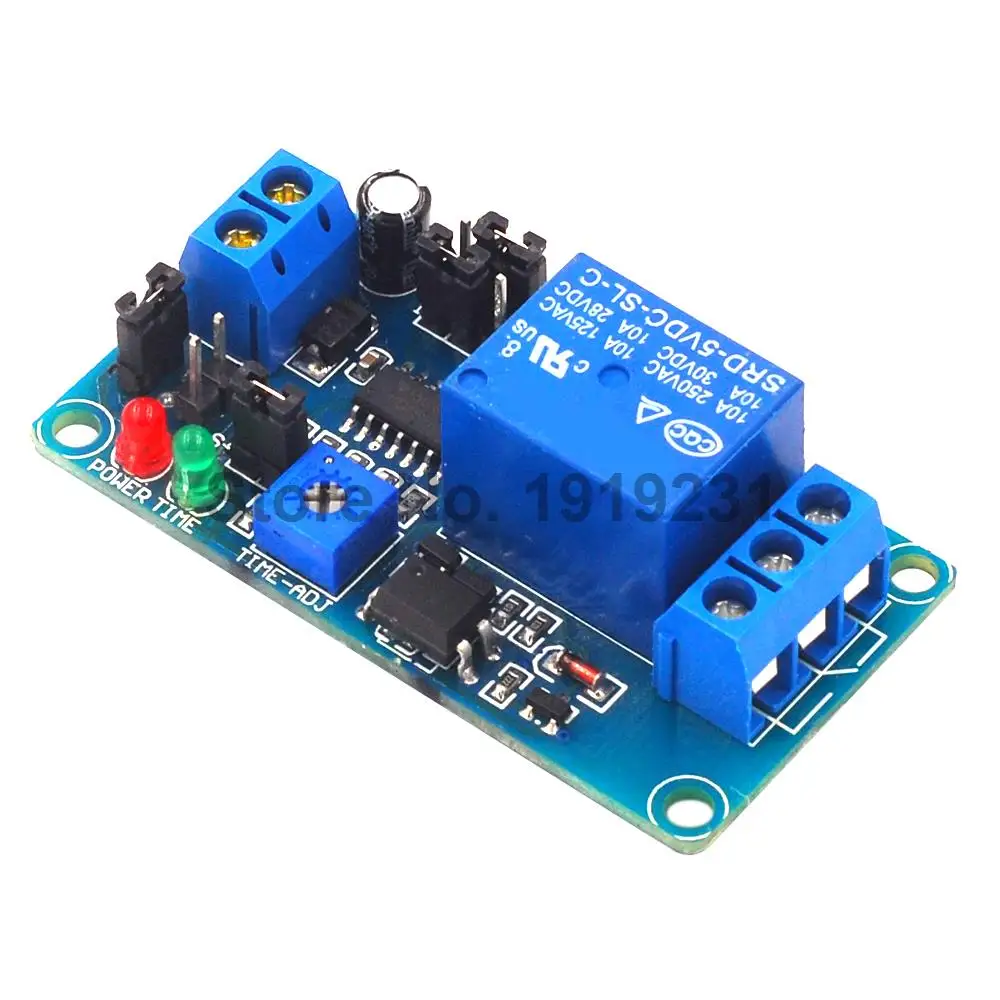 Релейный модуль переключателя задержки 5 в постоянного тока поддерживает