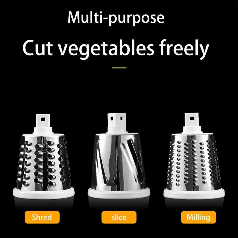 

3-In-1 Vegetable Cutter Slicer Grater Potato Carrot Cheese Shredder Food Processor Vegetable Chopper Home Kitchen Tools Gadgets