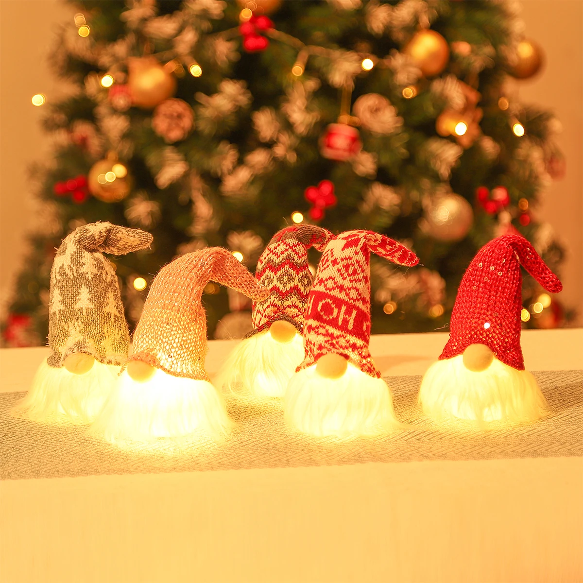 

Christmas Glowing Doll Merry Christmas Decorations For Home 2021 Cristmas Ornament Xmas Navidad Natal Gifts Kids New Year 2022