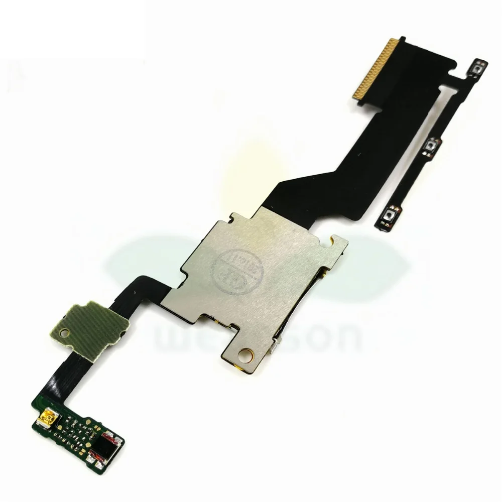 Гибкий кабель для HTC One M9 Plus M9Plus + датчик громкости и слот карты памяти SD|flex cable|power