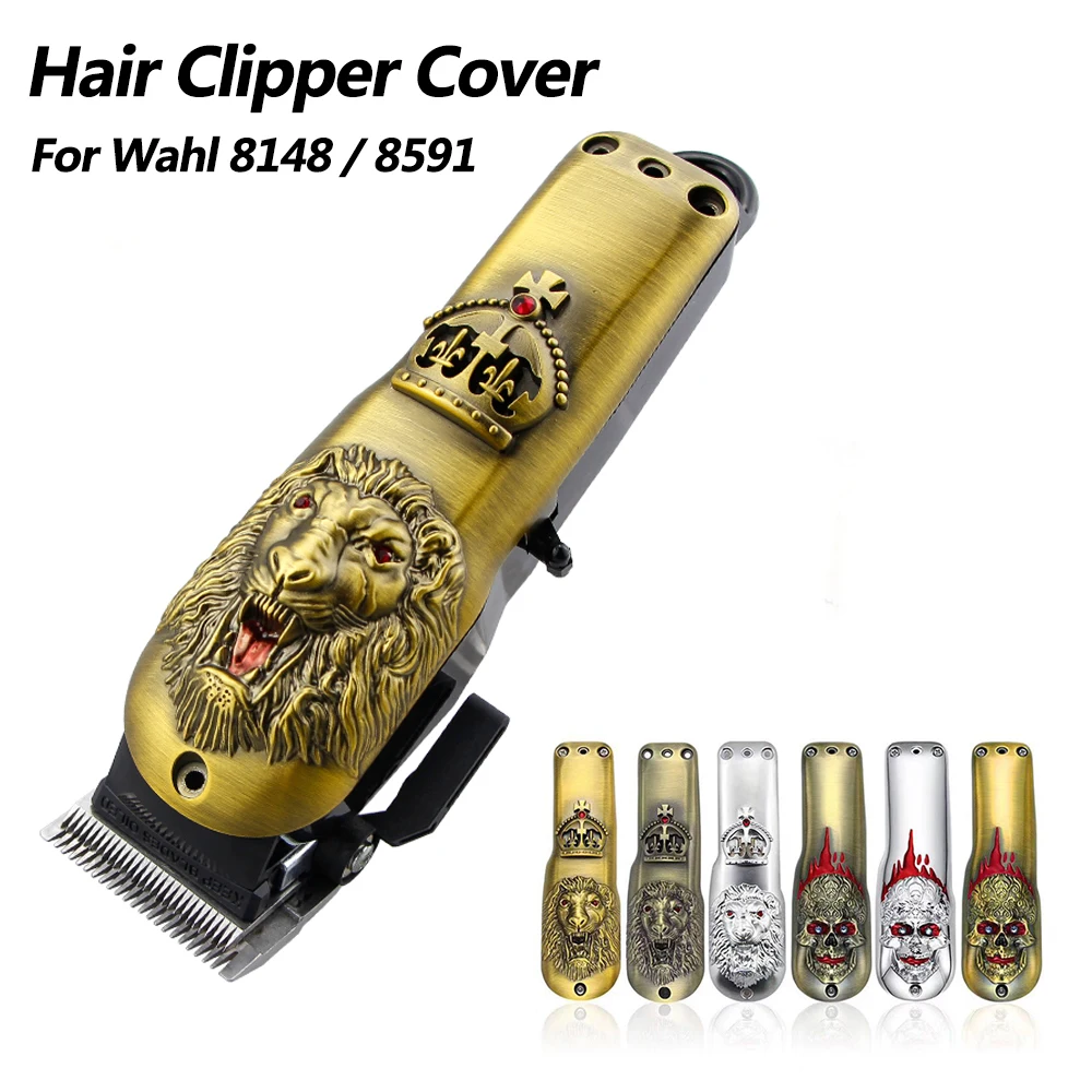 

Barber Trimmer Accessories Retro Hair Clipper Lid Case For Wahl 8148 8591 Hair Cutting Machine Housing Cover Front Lid