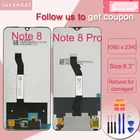 ЖК-дисплей для Xiaomi Redmi note 8 Pro 6,53 ''с сенсорным экраном и дигитайзером в сборе, дисплей для redmi note 8 6,3'' Redmi note 8 pro, ЖК-дисплей