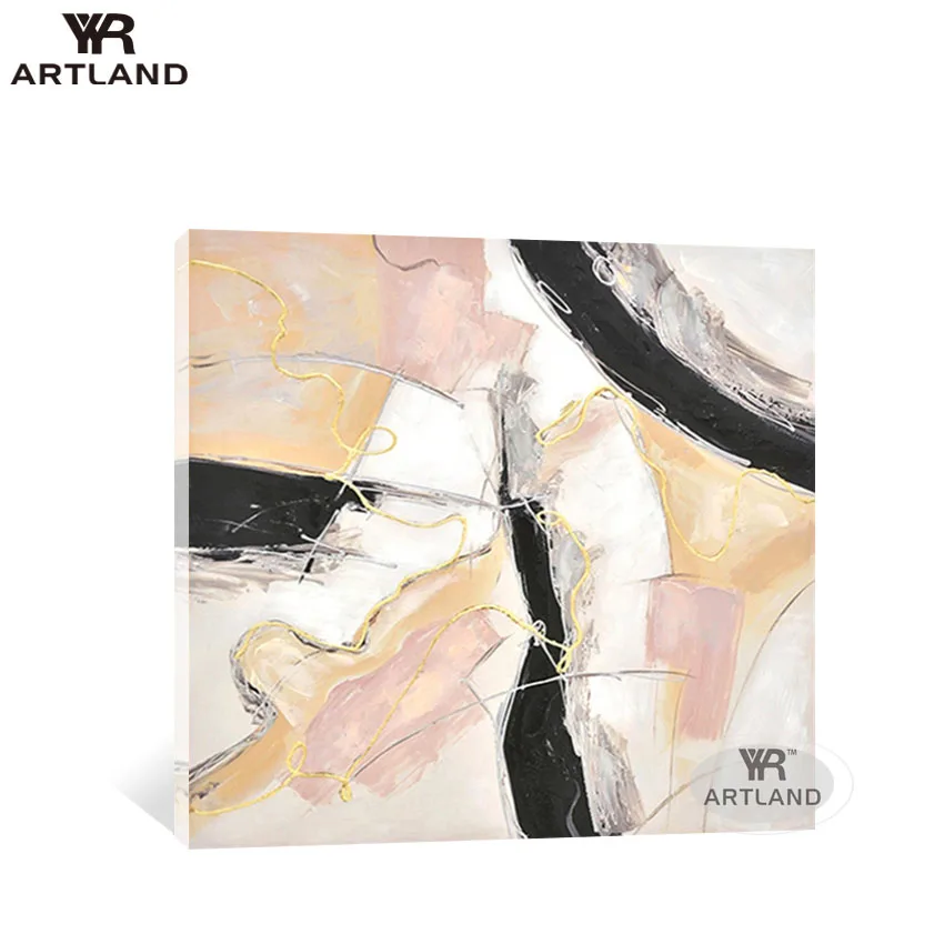 Квадро абстрактный фон ручная роспись маслом на холсте для Домашнего Дизайна