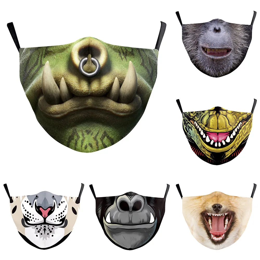 NEW Funny Orcus Mouth Women's Men Unisex Cosplay Halloween Masks Breathable Cycling Face-Dustproof Adult Party Xmas Mask |