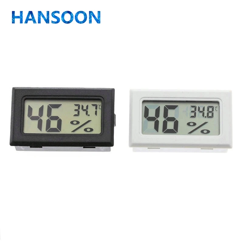 1 шт. Мини цифровой ЖК-дисплей удобный датчик температуры измеритель влажности
