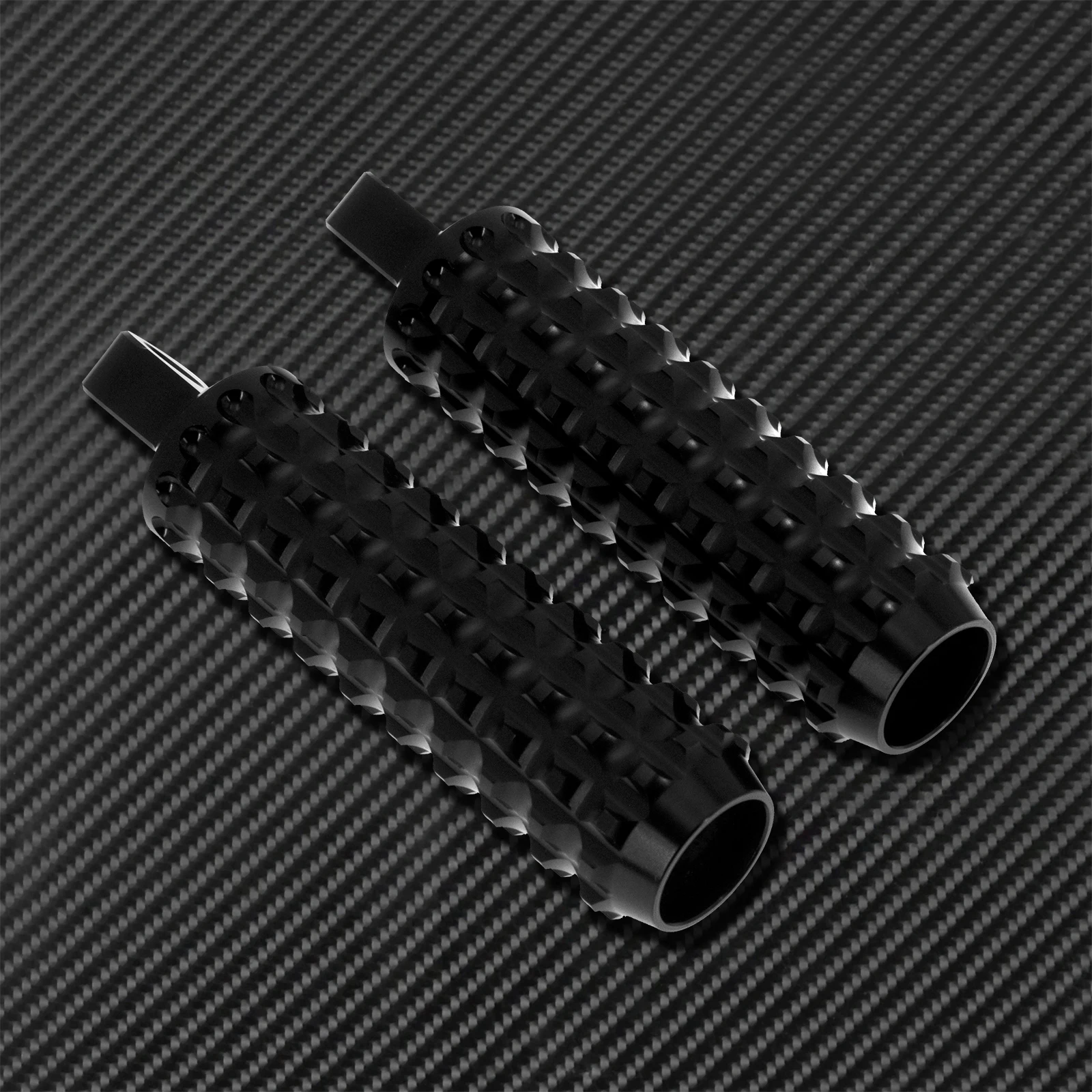 2xмотоциклетные подножки для ног черные/хромированные педали Harley Touring Electra Glide Fatboy