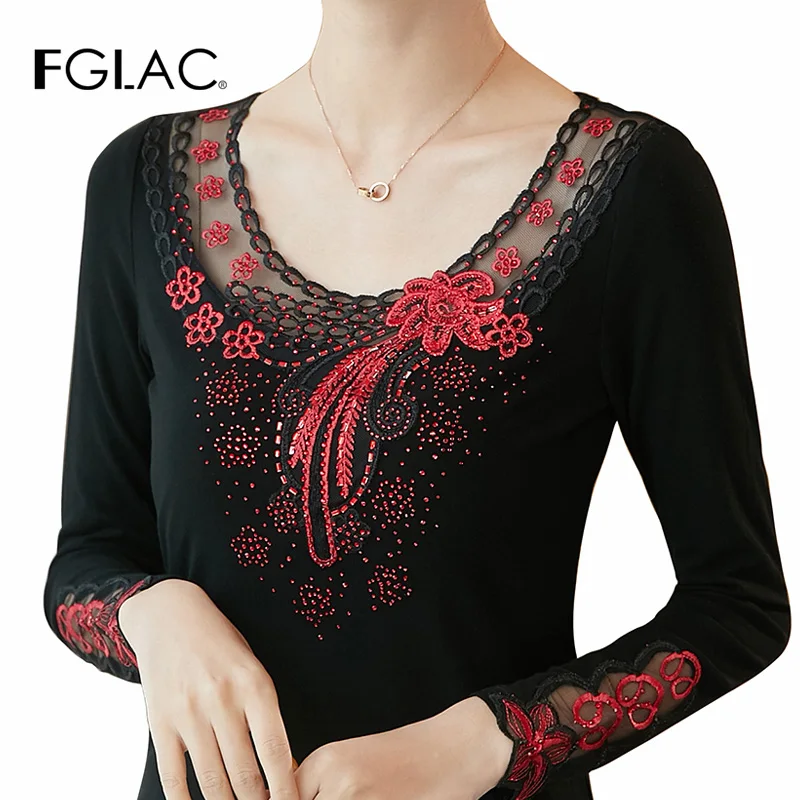 Модная женская блузка с коротким рукавом рубашка элегантная приталенная вышитая