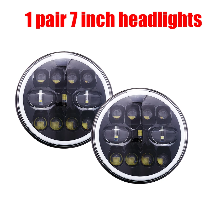 

7 дюймов H4 светодиодный проектор для Lada 4x4 urban Niva /Toyota/Mazda /Nissan/Ford/УАЗ Bronto Охотник Hummer /Jeep/