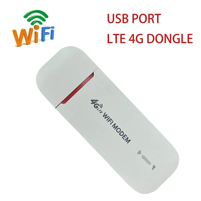 

4G WiFi Router WiFi Modem USB Dongle 150Mbps with SIM Card Slot Car Wi-Fi Hotspot USB Network Card