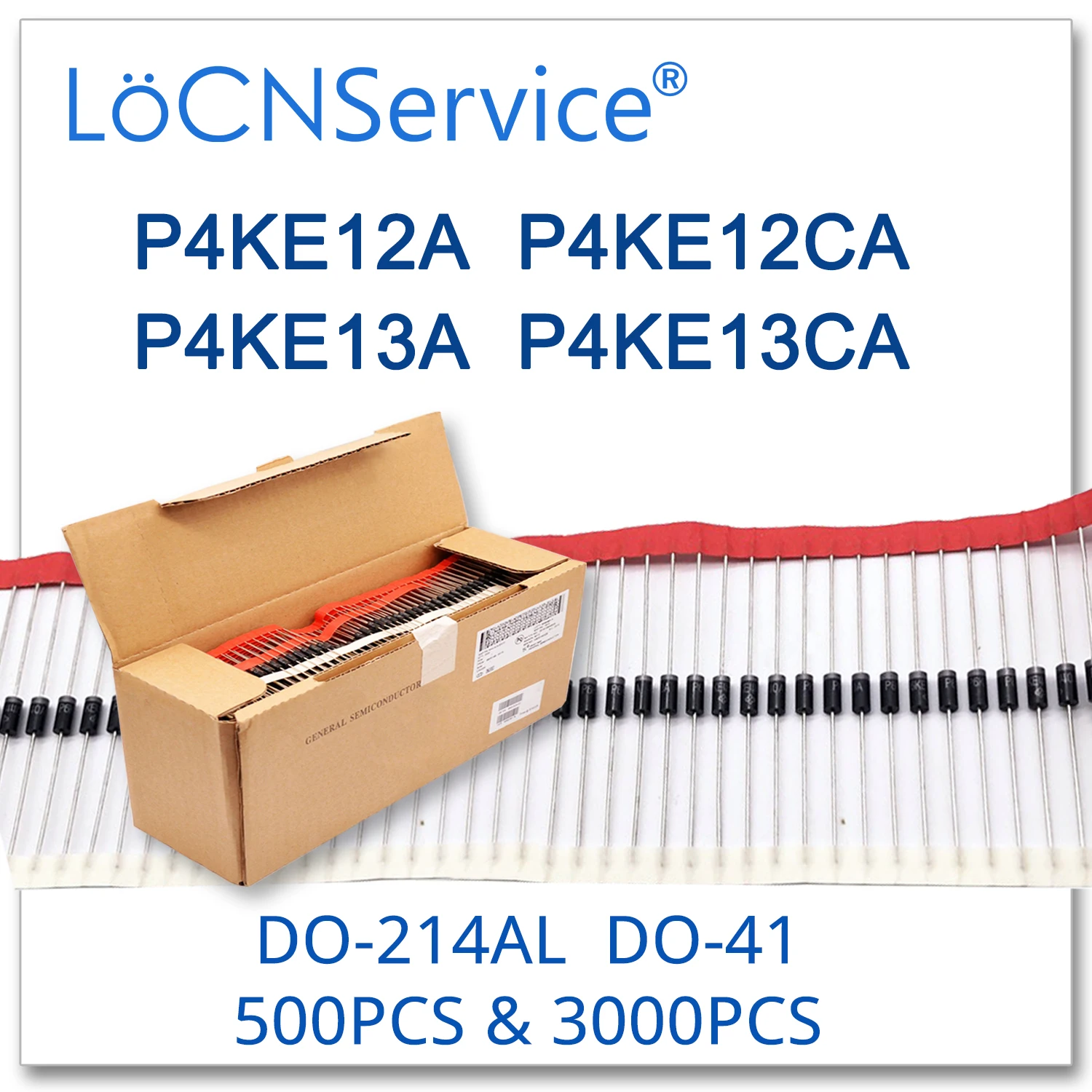 ТЕЛЕВИЗОРЫ LoCNService DO 41 P4KE12 P4KE12A P4KE12CA P4KE13 P4KE13A P4KE13CA 500 шт. 3000 UNI BI DIP Высокое качество DO41